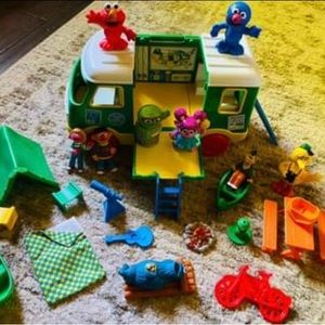 Vintage 90s Sesame Street Van Camper